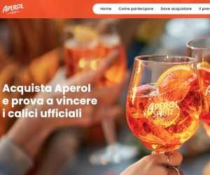 Aperitivo con Aperol: vinci 2.700 set da 6 calici - OmaggioMania