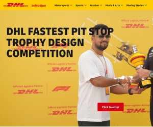 DHL FASTEST PIT STOP Trophy Design Competition