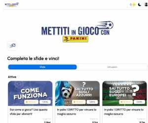 CONCORSO GIOCA & VINCI - METTITI IN GIOCO CON PANINI!