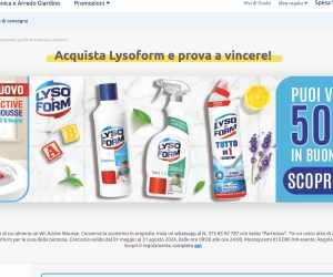 Lysoform - Vinci la spesa con il profumo di casa