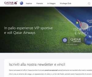 Con Qatar Airways vola nel mondo e vinci fantastici premi sportivi