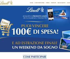 CONCORSO LINDT, VINCI BUONI SPESA E UN WEEK END DA SOGNO!