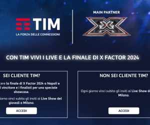 CON TIM PUOI VINCERE LA FINALE DI X FACTOR A NAPOLI