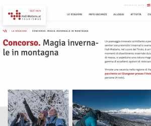 Magia invernale in montagna