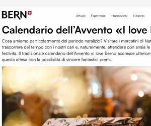 Calendario dell’Avvento «I love Bern»