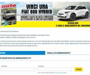 Abbonati e vinci la Fiat 600!