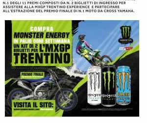 COMPRA MONSTER E PROVA A VINCERE LA TRENTINO EXPERIENCE O LA MOTO