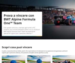 Vivi un'esperienza con BWT Alpine Formula One™ Team
