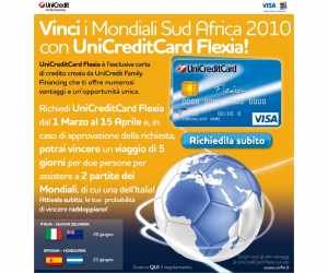 Vinci un viaggio ai Mondiali di calcio FIFA con UniCreditCard Flexia e Carta La Stampa