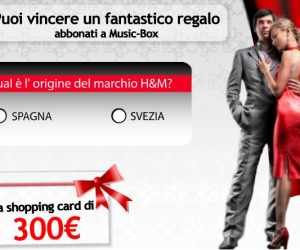 Vinci una Shopping card di 300€