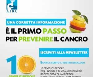 Decalogo per uno Stile di Vita Anti-cancro